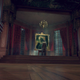 Our hero admires an occult painting in the mansion of one of the small whaling community’s random filthy rich residents.